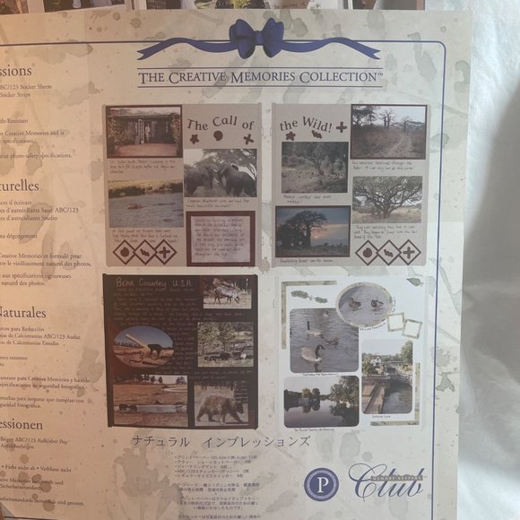 Creative Memories Natural Impressions 10X 12 Scrapbook Kit 2005 - Picture 5 of 5